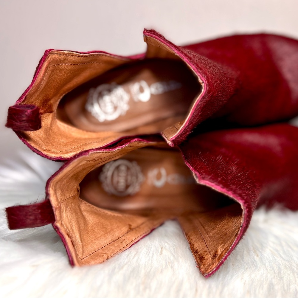 JEFFREY CAMPBELL  Burgundy Boots - Picture 5 of 8